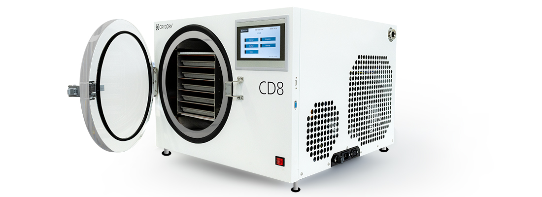 CryoDry CD8 Freeze Dryer for freeze drying 