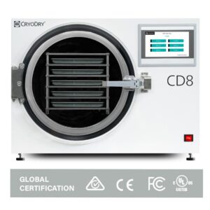 Cryodry CD8 freeze dryer freeze drying machine, freeze dried food