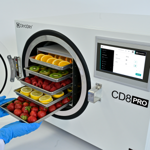 Loading fruits in the CD8 Pro